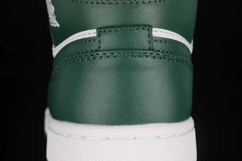 All categories Air Jordan Jordan series basketball shoes Air Jordan 1 Mid G version pure original Air Jordan 1 Mid "Green Yellow" AJ Joe 1 white green yellow Seattle Supersonics 554724-371
